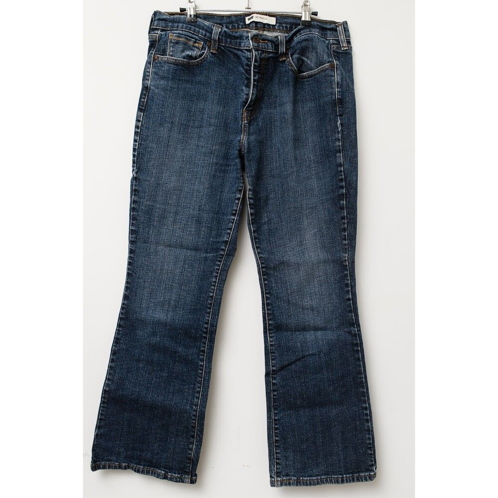 Levis 515‎ Womens Boot Cut Jeans Denim High Rise Cotton Blue Size 14 S/C 34X29